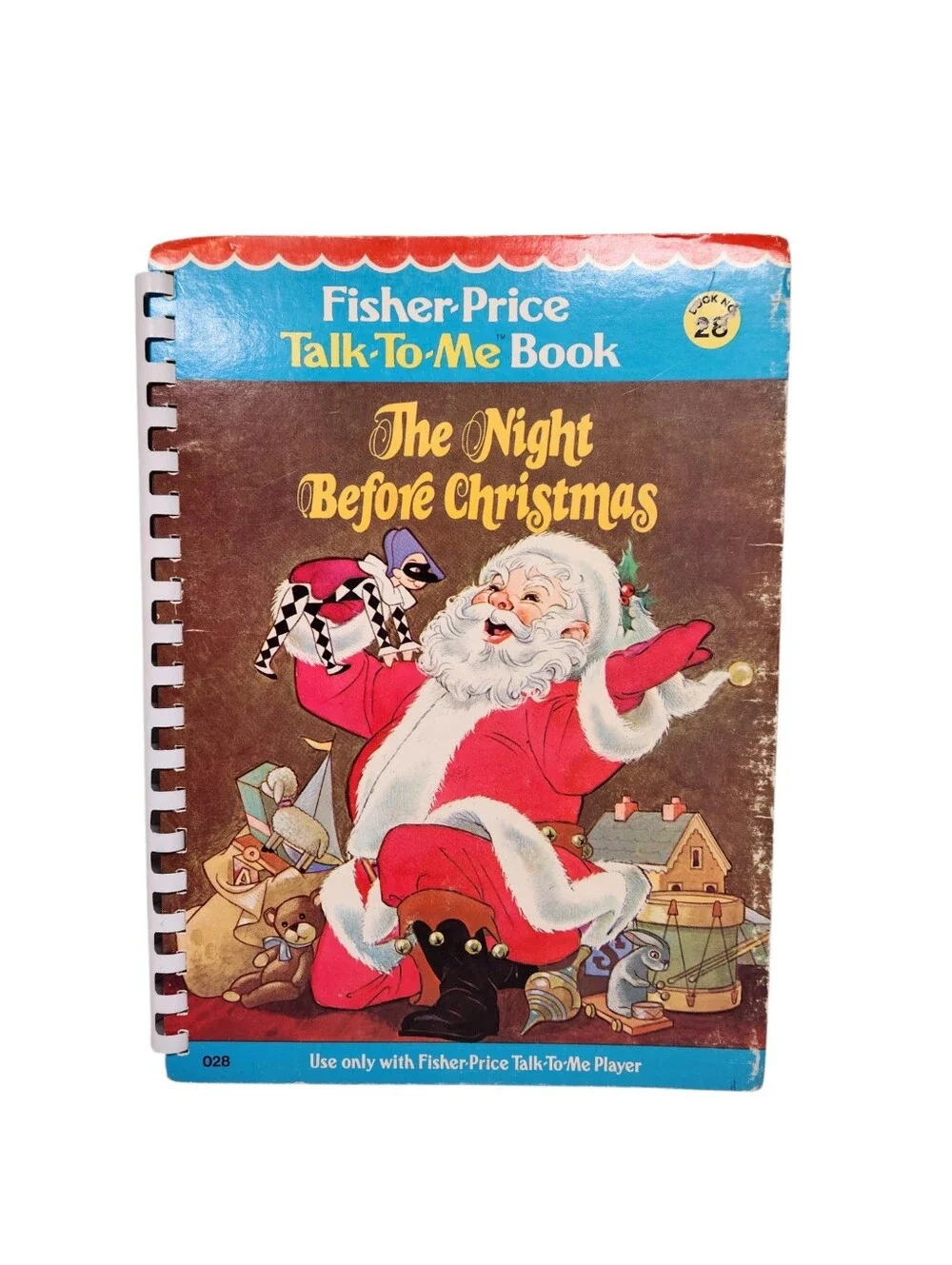Vintage Fisher Price Talk to Me Books Disney Christmas Lot of Four No. 2 4 9 28